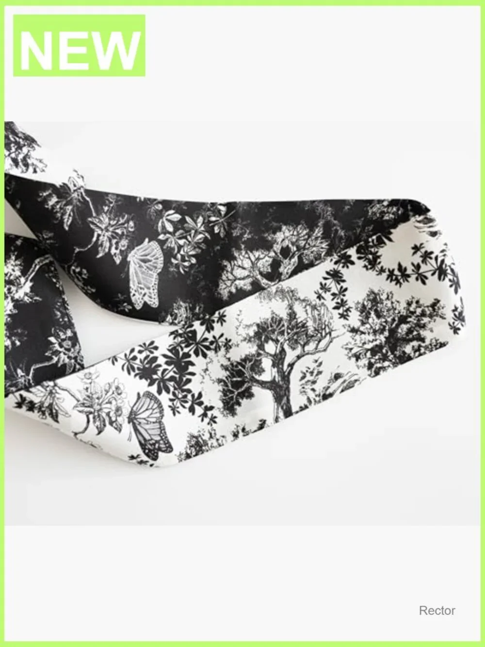 100% Silk Scarf - Fashion Neckerchief Hair Band Bag Wrap - Lightweight